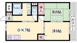 ジュネス９９の物件間取画像